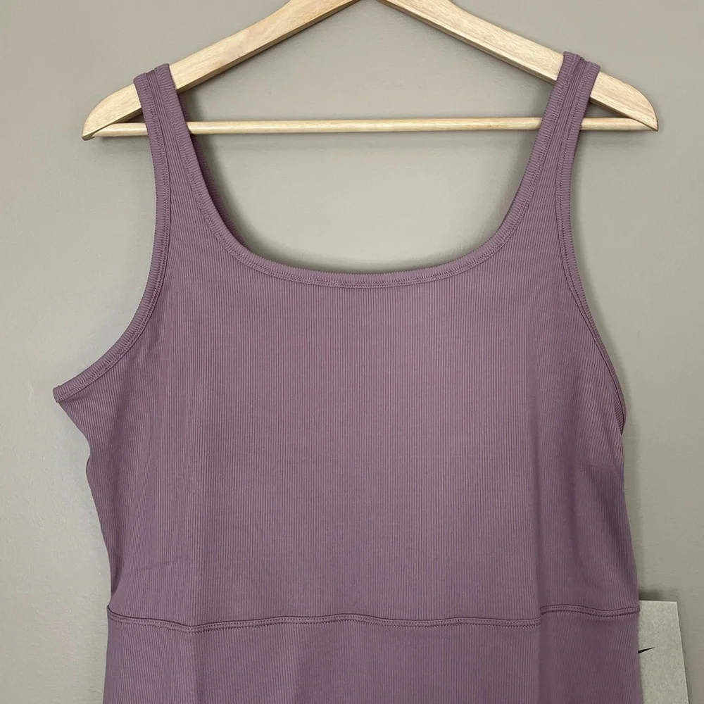 {Nike} Dri-Fit Scoop Neck Ribbed Sleeveless Activewear Dress - Womens XL - NWT